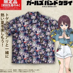 Tops>Girls Band Cry Togenashi Togeari Aloha Shirt 2025 Model