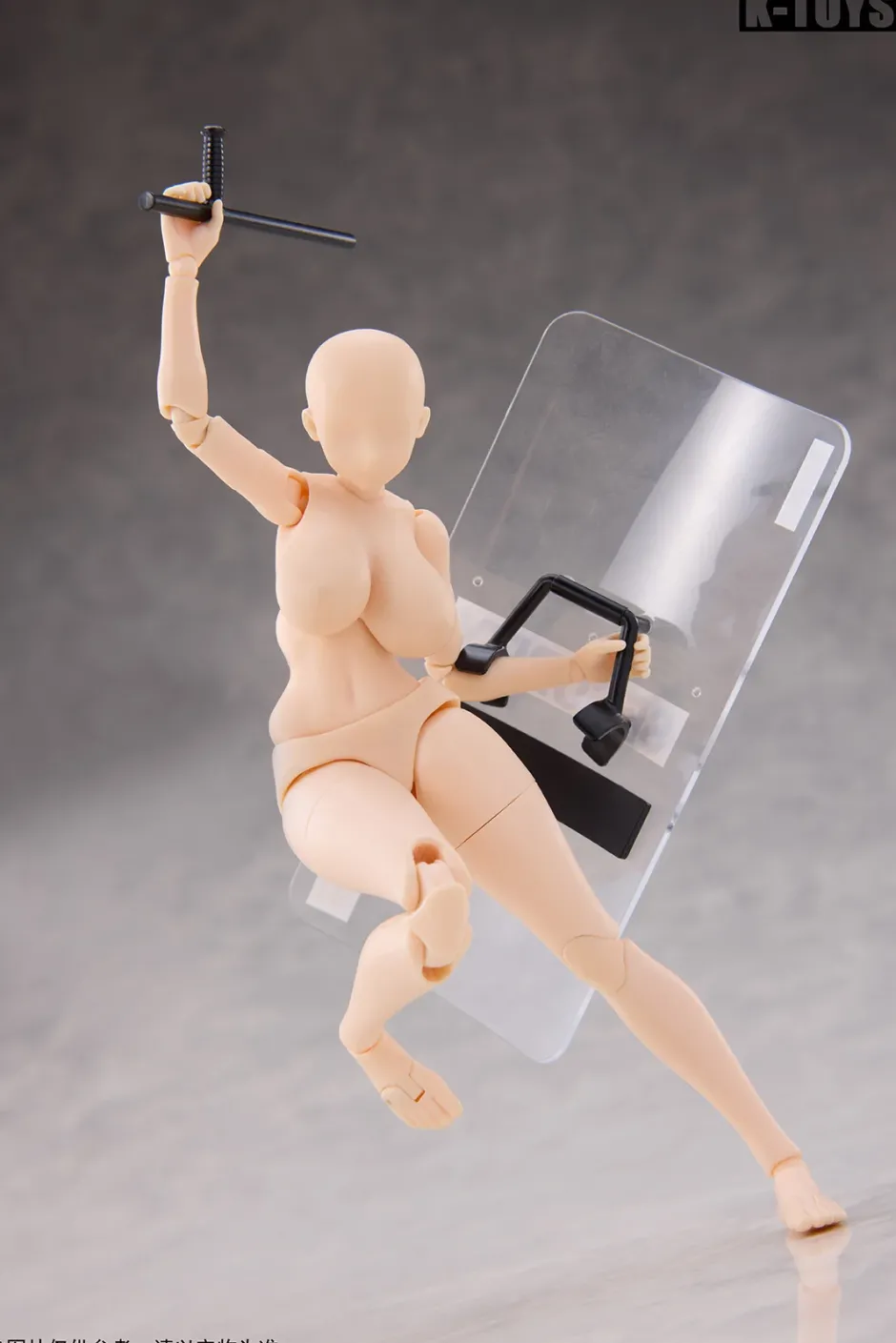 Bishoujo Figures|Scale Figures>Glamorous Woman Body KT02A White Skin 1/12 Scale Action Figure