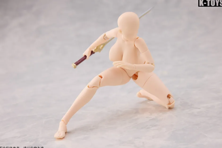 Bishoujo Figures|Scale Figures>Glamorous Woman Body KT02A White Skin 1/12 Scale Action Figure