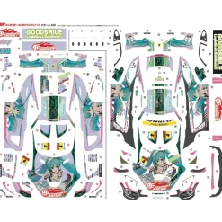 Good Smile Hatsune Miku AMG: 2019 SUPER GT Ver. 1/24 Scale Decals Hot