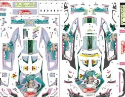 Good Smile Hatsune Miku AMG: 2019 SUPER GT Ver. 1/24 Scale Decals Hot