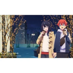 Gridman Universe Rubber Mat Yuta Hibiki & Rikka Takarada: Winter Date Ver. Sale