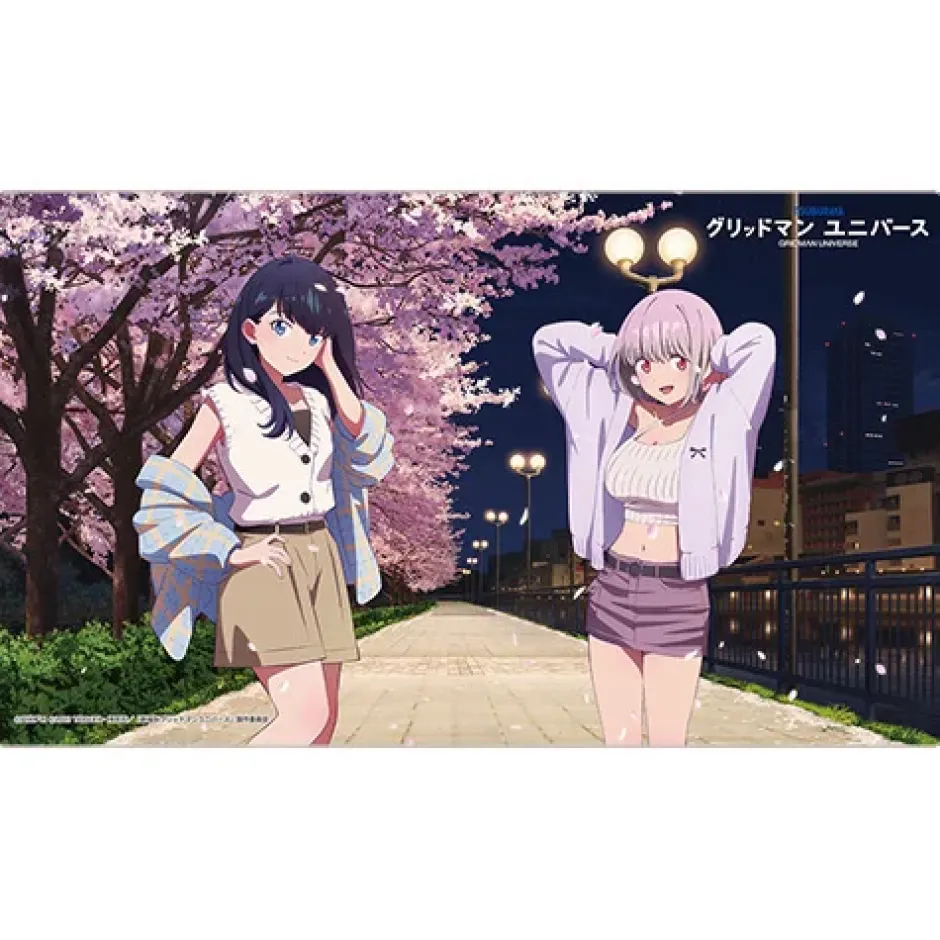 Gridman Universe Rubber Playmat Rikka & Akane: Yozakura Date Ver. Hot