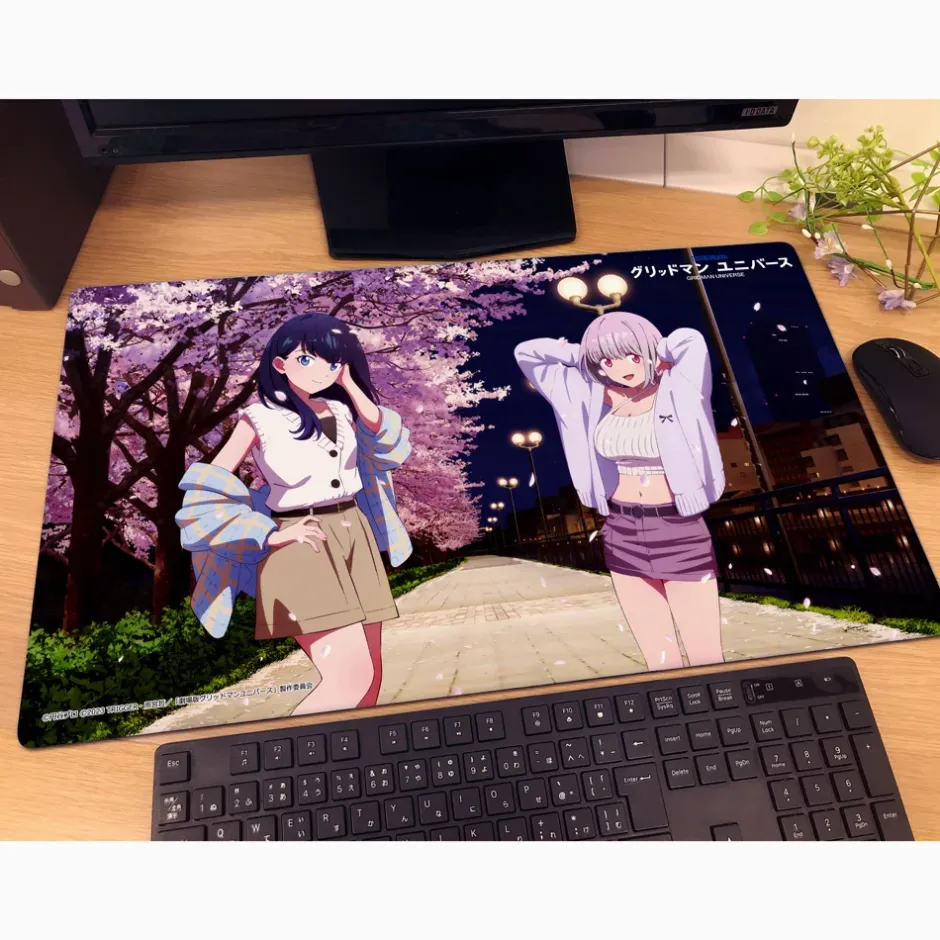 Gridman Universe Rubber Playmat Rikka & Akane: Yozakura Date Ver. Hot