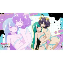 Home Goods>Gushing Over Magical Girls Rubber Mat Magia Baiser & Magia Azure: Akogare Ribbon Outfit Ver.