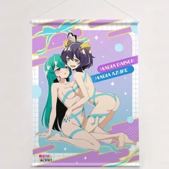 Tapestries>Gushing Over Magical Girls W Suede B1 Tapestry Magia Baiser & Magia Azure: Akogare Ribbon Outfit Ver.