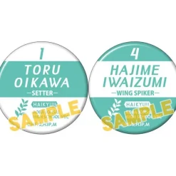 Haikyu!! Tin Badge Set Sale