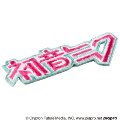 Exclusives|Stickers>Hatsune Miku Embroidered Sticker Logo