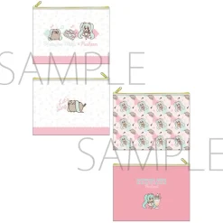 Pouches & Other Cases>Hatsune Miku Pusheen Collaboration Flat Pouch