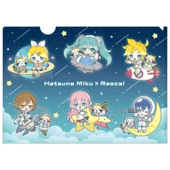 Other Stationery>Hatsune Miku x Rascal the Raccoon 2024 A4 Clear File