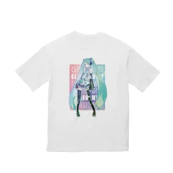 Tops>Hatsune Miku Ani-Art Unisex Big Silhouette T-Shirt Vol. 3