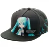Hats & Caps>Hatsune Miku Black Snapback
