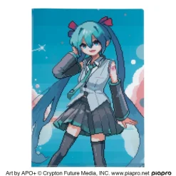 Hatsune Miku Clear File Art by APO+ Best