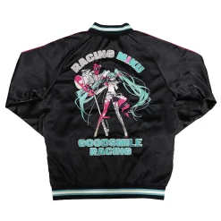 Jackets & Hoodies>Hatsune Miku GT Project GSR Racing Miku Souvenir Jacket: 2025 Model