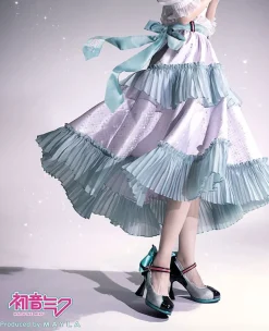 Hatsune Miku Iconique Skirt White New