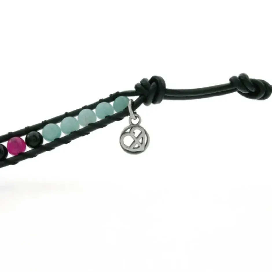 Jewelry & Hair Accessories>Hatsune Miku Leather Wrap Bracelet