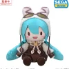 Big Plushies>Hatsune Miku Marshmallow Hot Cocoa Fuwapuchi Plushie LL