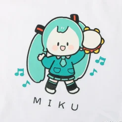 Tops>Hatsune Miku Piapro Kids! Hatsune Miku Kids' White T-Shirt