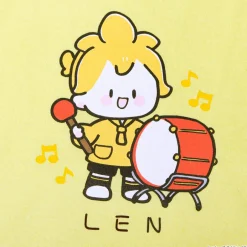 Hatsune Miku Piapro Kids! Kagamine Len Yellow T-Shirt Best