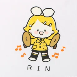 Hatsune Miku Piapro Kids! Kagamine Rin Kids' White T-Shirt Sale