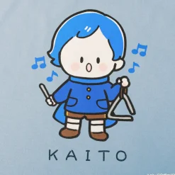 Hatsune Miku Piapro Kids! Kaito Blue T-Shirt Discount