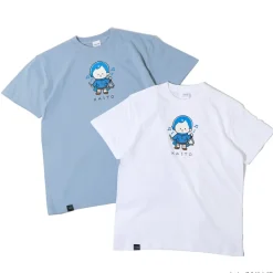 Hatsune Miku Piapro Kids! Kaito Blue T-Shirt Discount