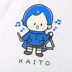 Hatsune Miku Piapro Kids! Kaito Kids' White T-Shirt Outlet