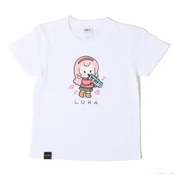 Hatsune Miku Piapro Kids! Megurine Luka Kids' White T-Shirt Best