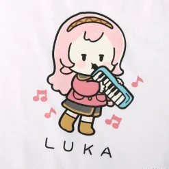 Hatsune Miku Piapro Kids! Megurine Luka Kids' White T-Shirt Best