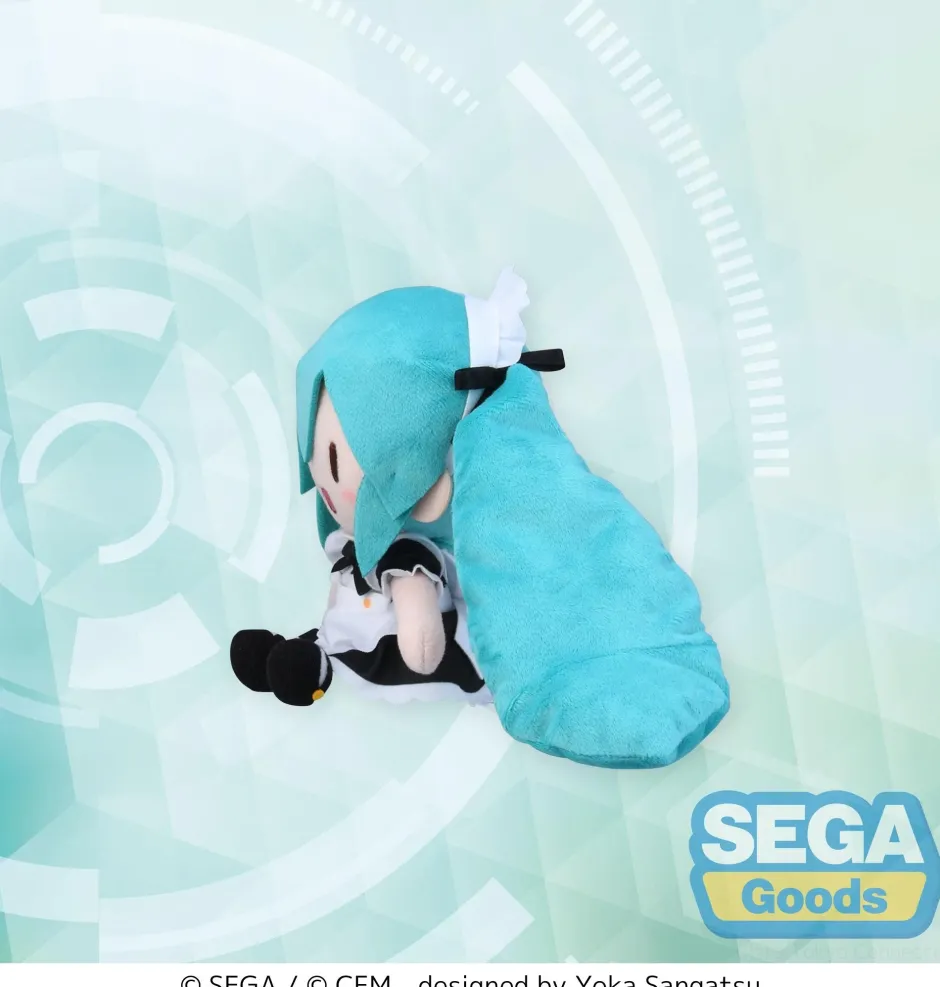 Small Plushies>Hatsune Miku: Project DIVA Arcade Future Tone Hatsune Miku: Maid Ver. Fuwapuchi Mini Plushie EX