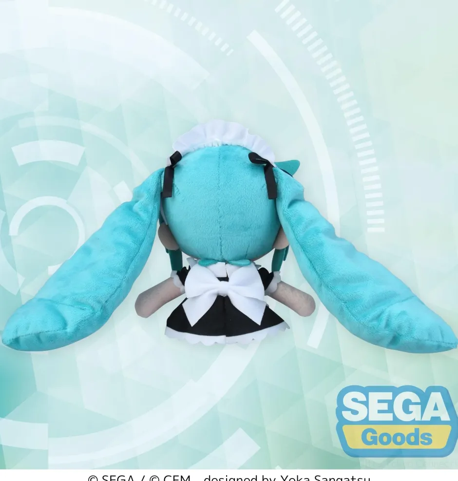Small Plushies>Hatsune Miku: Project DIVA Arcade Future Tone Hatsune Miku: Maid Ver. Fuwapuchi Mini Plushie EX
