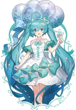 Hatsune Miku 16th Birthday Peta Collection Sticker Box Set Best