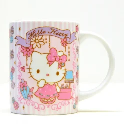 Mugs & Glasses>Hello Kitty Holiday Collection Girly Flower Ceramic Mug