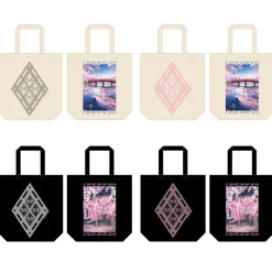 Bags & Wallets>Hirosaki Cherry Blossom Festival 2022 x Sakura Miku Kogin.net Collab Tsugaru Kogin Embroidery Tote Bag