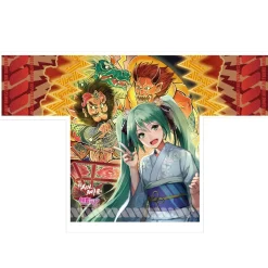 Hirosaki Neputa 300th Anniversary Festival x Hatsune Miku Art by Kurojishi Summer Festival Happi Coat Discount