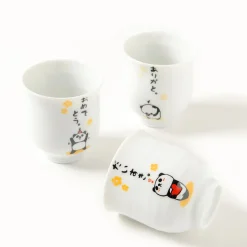 Mugs & Glasses>Hitokoto Animal Tea Cups (Panda)