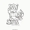 Exclusives>hololive Meet 2024 Die-Cut Magnet - Shirakami Fubuki
