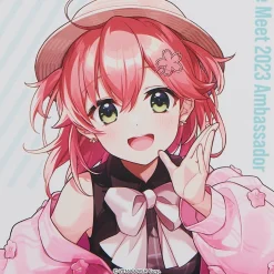 Exclusives>hololive Meet B2 Slim Tapestry - Sakura Miko