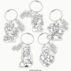 Exclusives>hololive Meet Deformed Illustration Double Acrylic Keychain