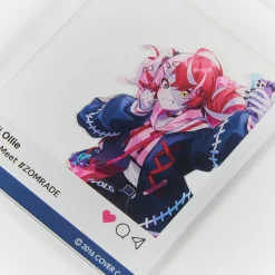 hololive Meet Social Media Style Acrylic Keychain Outlet