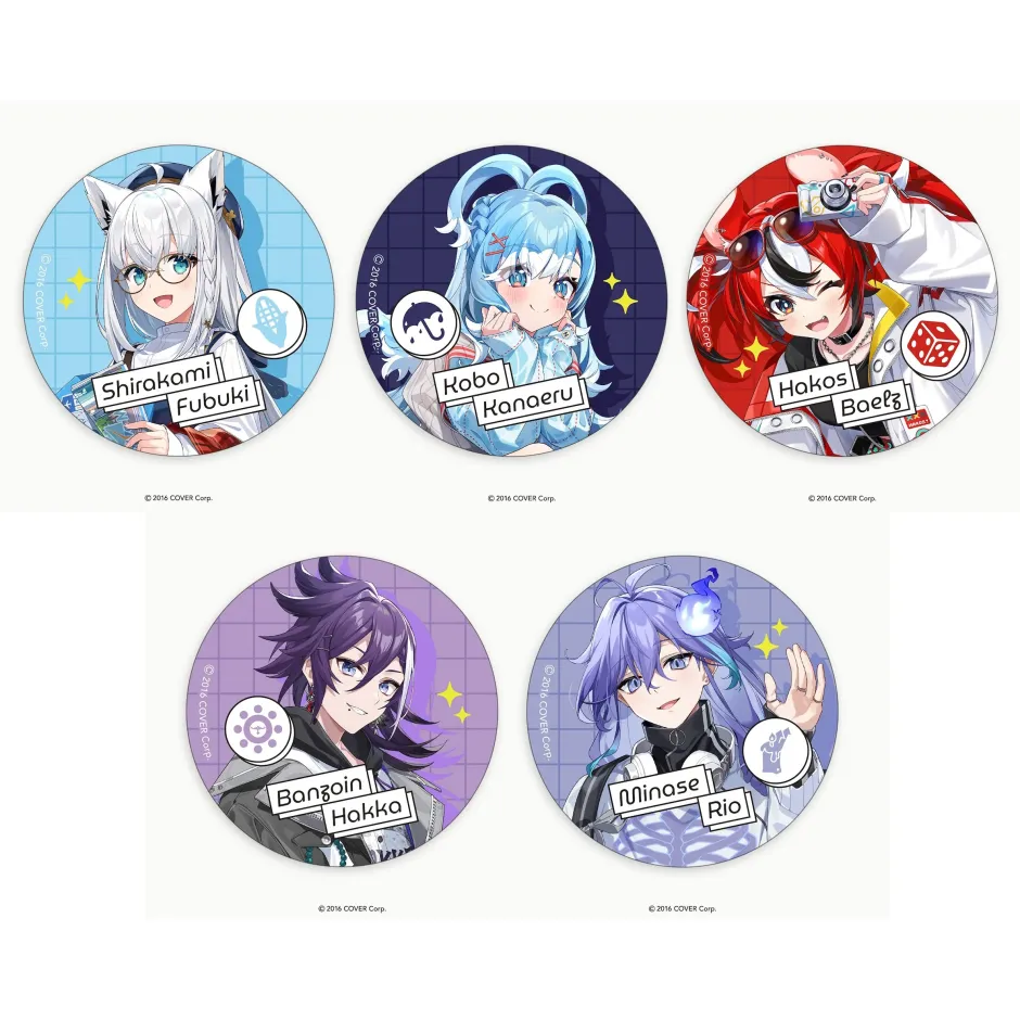 hololive Meet 2024 Tradable Tin Badges Clearance