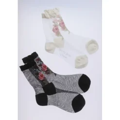 Footwear>Honey Salon Bouquet Socks