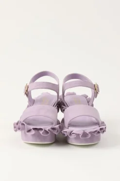 Honey Salon Frilly Sandals (Lavender) Hot