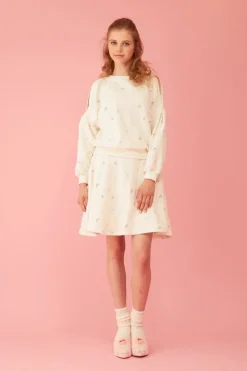 Bottoms>Honey Salon Heart Print Skirt
