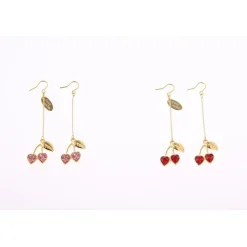 Honey Salon Honey Cherry Earrings Discount