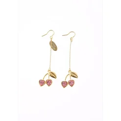 Honey Salon Honey Cherry Earrings Discount