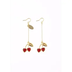 Honey Salon Honey Cherry Earrings Discount