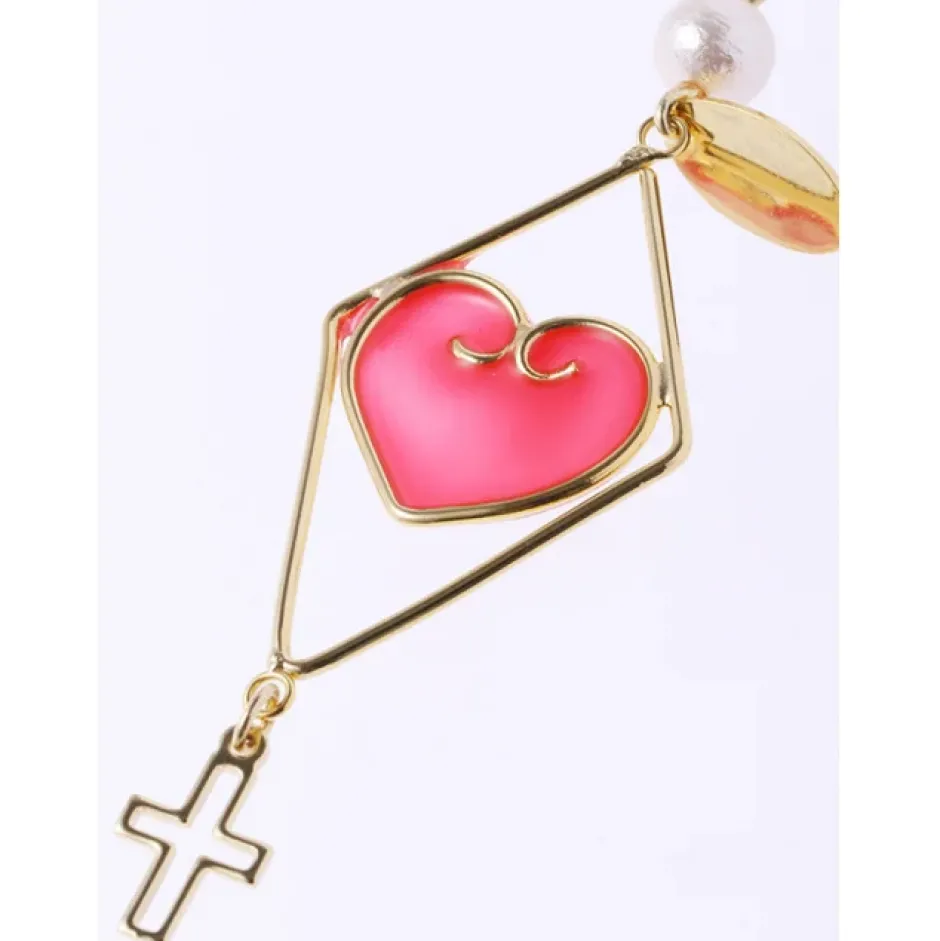 Jewelry & Hair Accessories>Honey Salon Love Cross Earrings