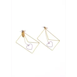 Honey Salon Love Letter Earrings Outlet