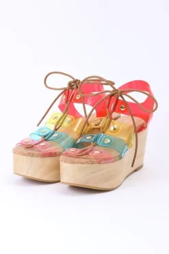 Honey Salon Transparent Laced Sandals Online